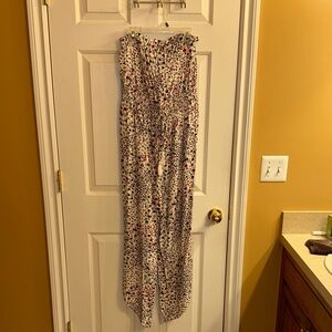 Floral Print Jumpsuit